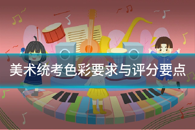 美术统考色彩要求与评分要点
