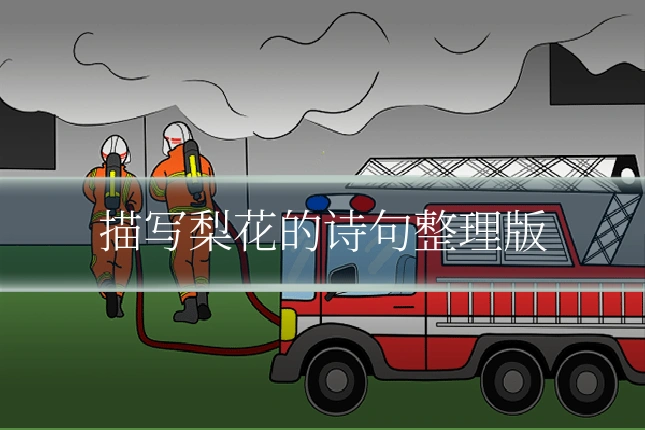 描写梨花的诗句整理版