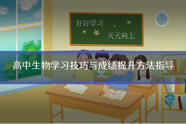 高中生物学习技巧与成绩提升方法指导