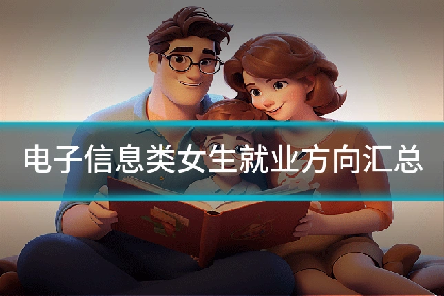 电子信息类女生就业方向汇总