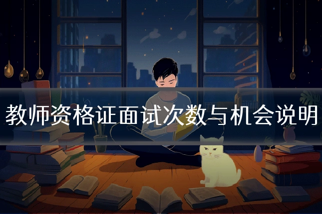 教师资格证面试次数与机会说明