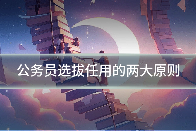 公务员选拔任用的两大原则