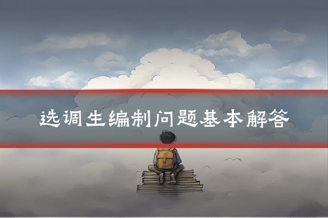 选调生编制问题基本解答
