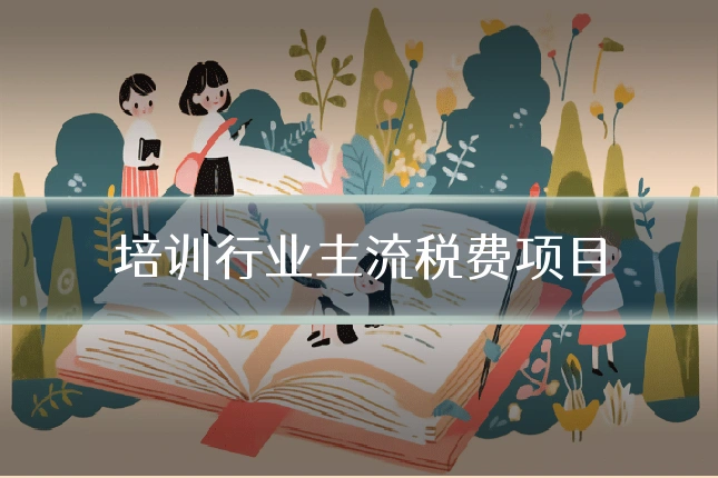 培训行业主流税费项目