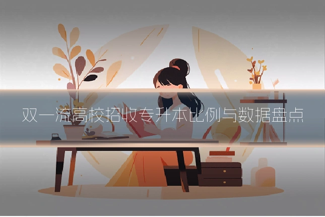 双一流高校招收专升本比例与数据盘点