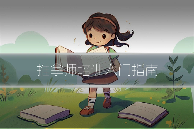 推拿师培训入门指南