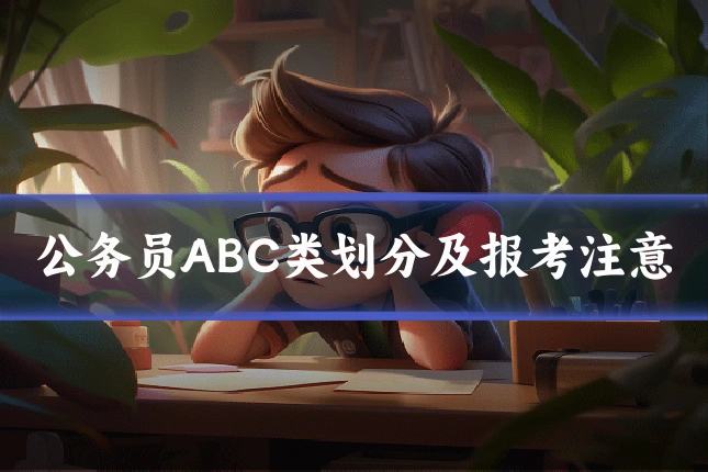 公务员ABC类划分及报考注意
