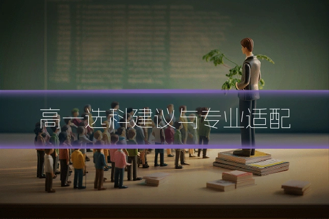 高一选科建议与专业适配