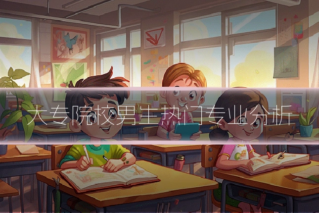 大专院校男生热门专业分析