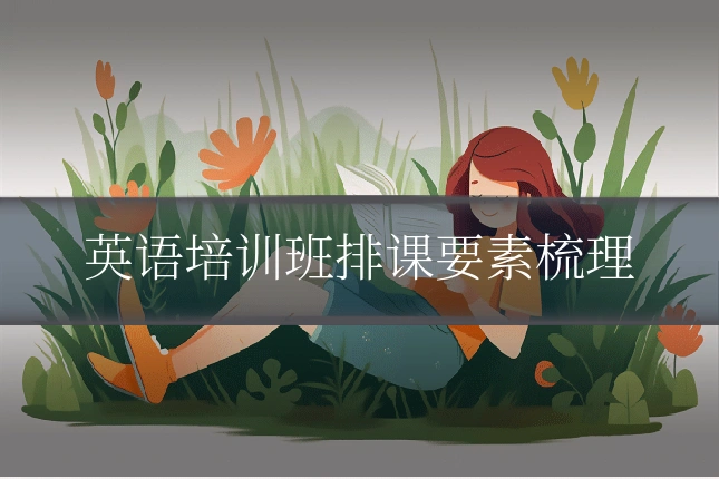 英语培训班排课要素梳理