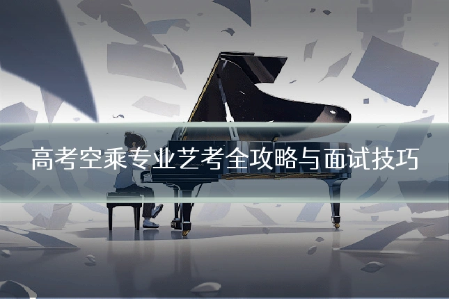 高考空乘专业艺考全攻略与面试技巧