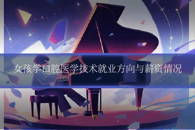 女孩学口腔医学技术就业方向与薪资情况