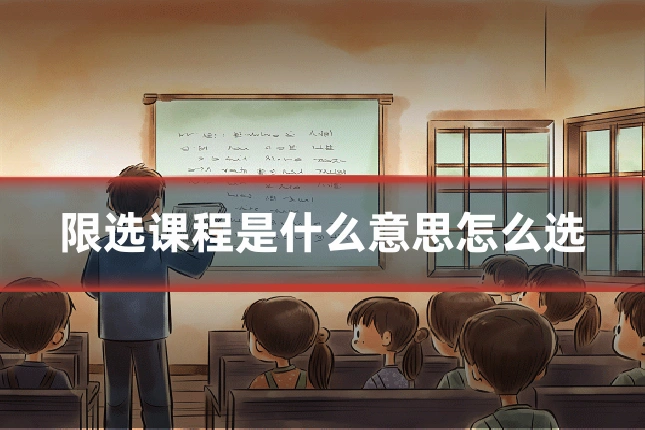 限选课程是什么意思怎么选