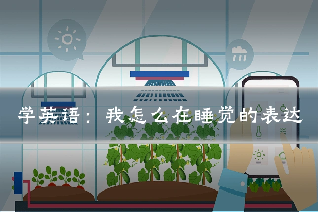 学英语：我怎么在睡觉的表达