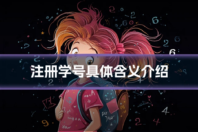 注册学号具体含义介绍