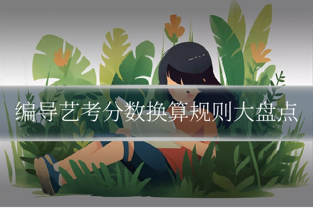 编导艺考分数换算规则大盘点