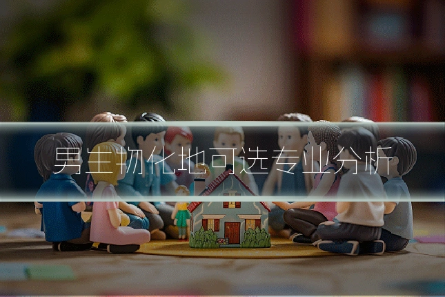 男生物化地可选专业分析