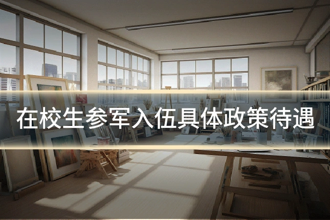 在校生参军入伍具体政策待遇