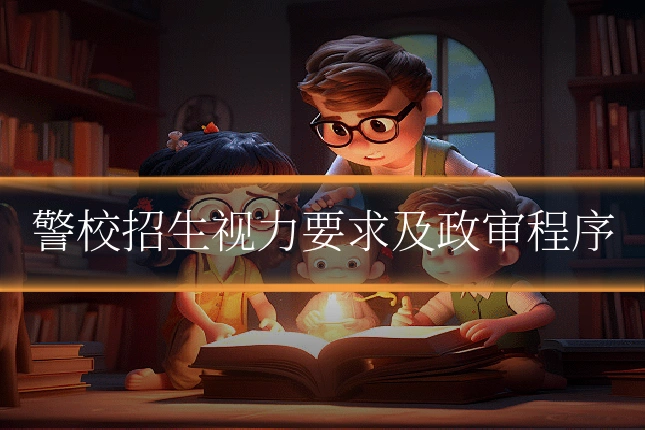 警校招生视力要求及政审程序