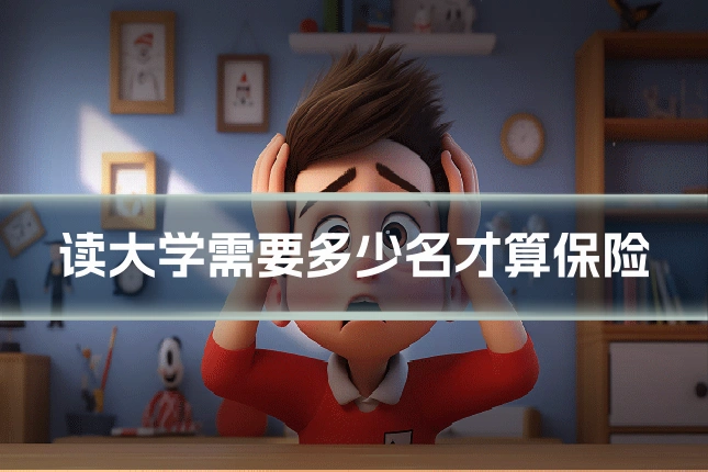读大学需要多少名才算保险