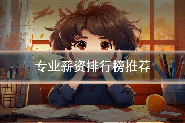 专业薪资排行榜推荐