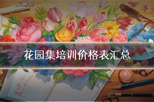 花园集培训价格表汇总