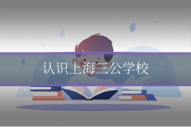 认识上海三公学校