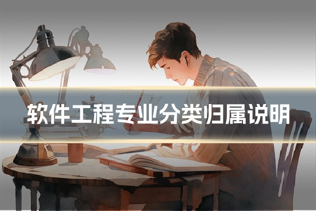 软件工程专业分类归属说明