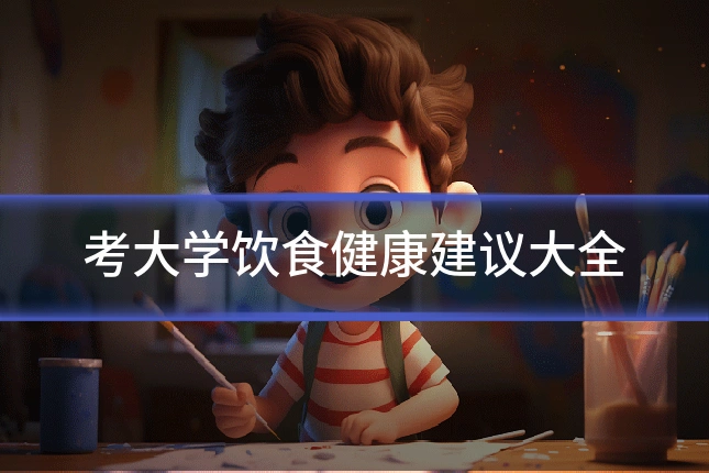 考大学饮食健康建议大全