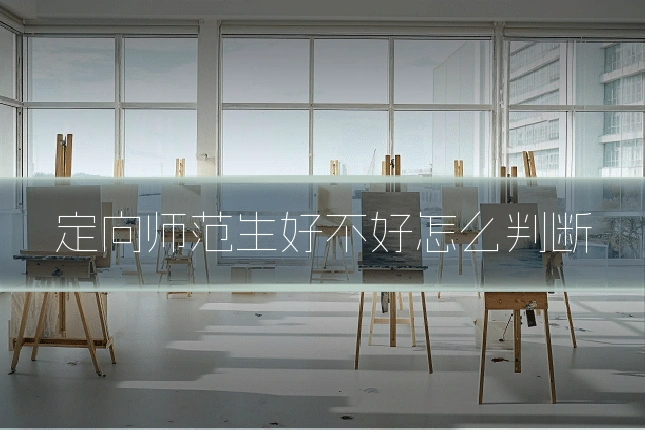 定向师范生好不好怎么判断