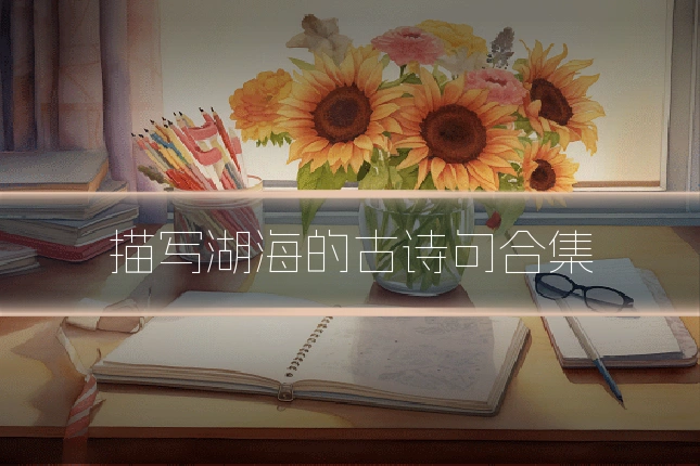 描写湖海的古诗句合集