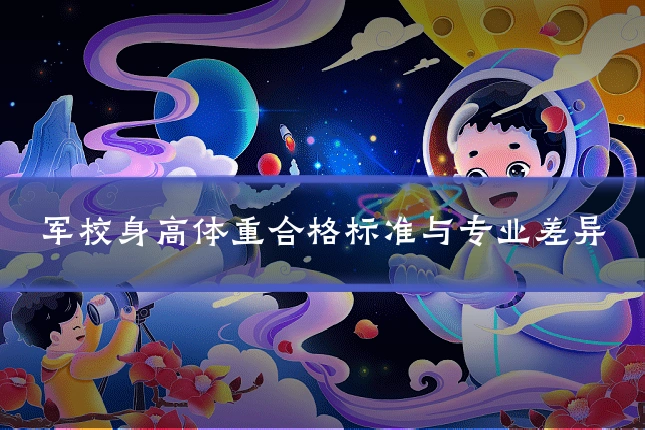 军校身高体重合格标准与专业差异