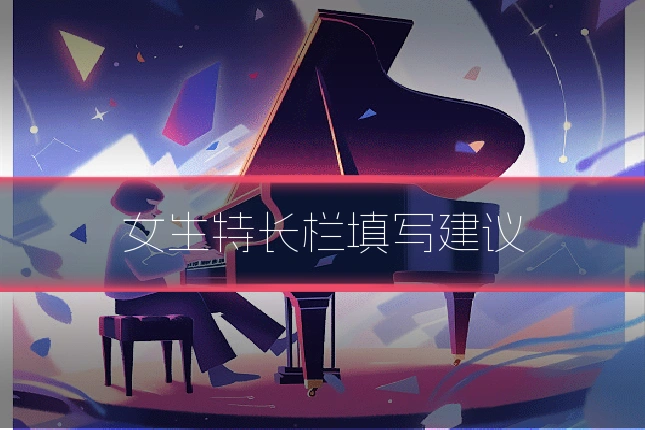 女生特长栏填写建议