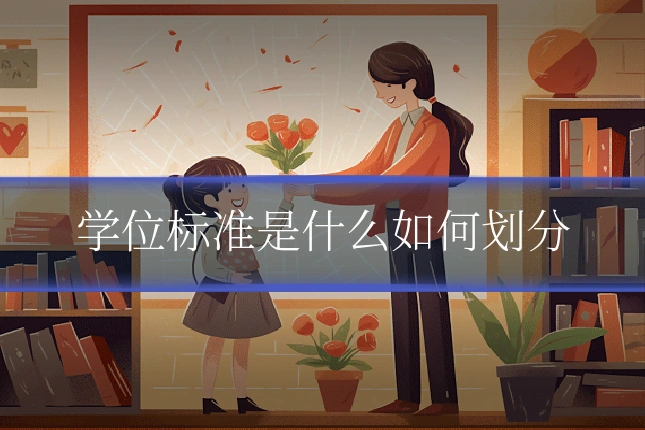 学位标准是什么如何划分