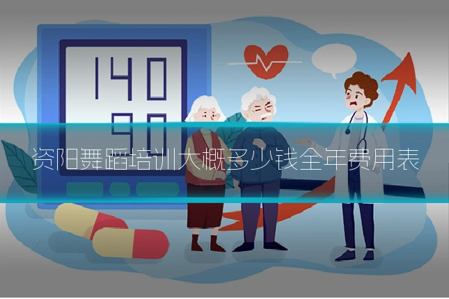 资阳舞蹈培训大概多少钱全年费用表