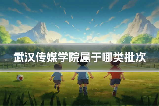 武汉传媒学院属于哪类批次