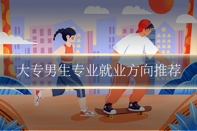 大专男生专业就业方向推荐