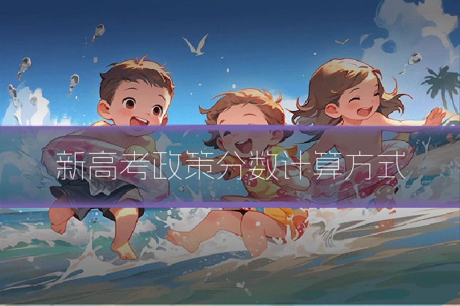 新高考政策分数计算方式