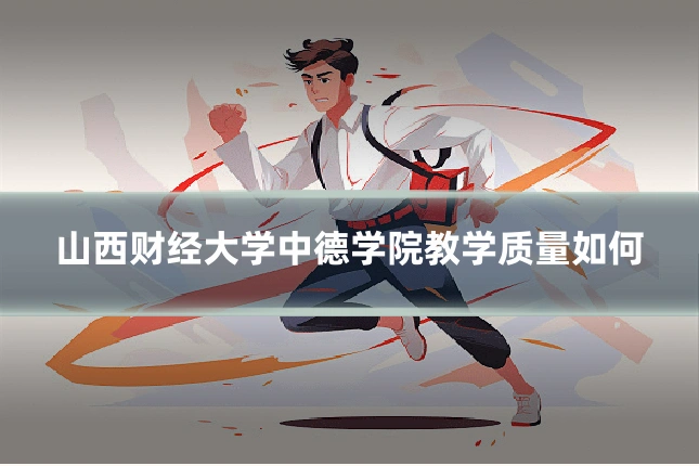山西财经大学中德学院教学质量如何