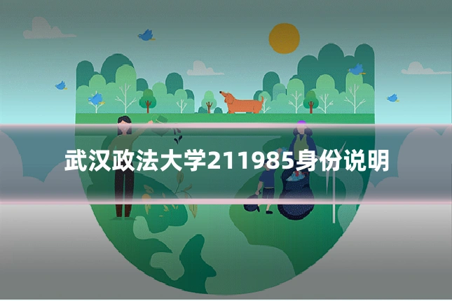 武汉政法大学211985身份说明