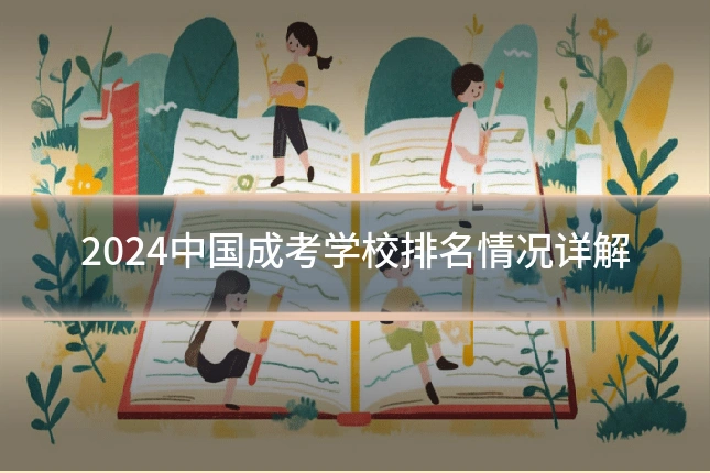 2024中国成考学校排名情况详解