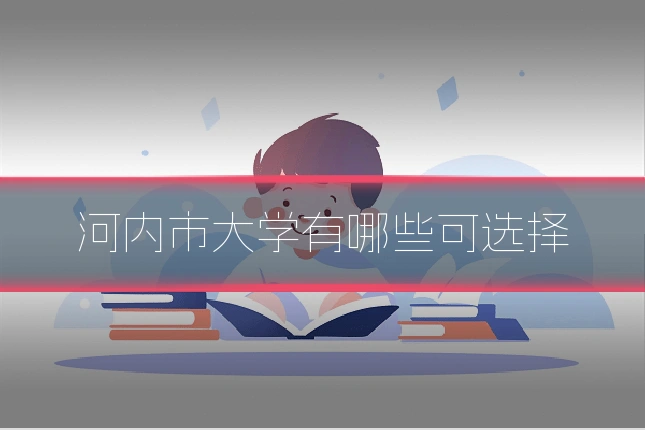 河内市大学有哪些可选择