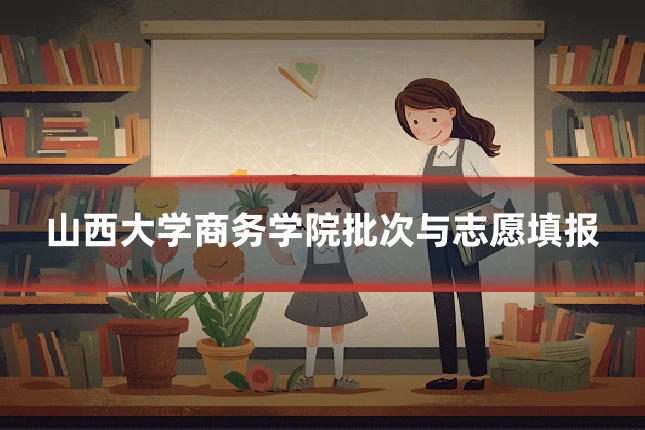 山西大学商务学院批次与志愿填报