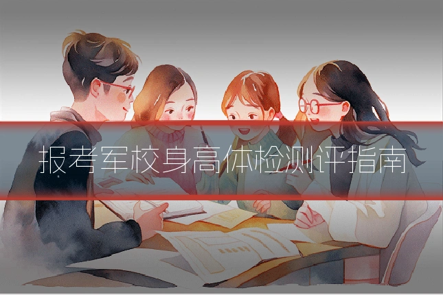报考军校身高体检测评指南