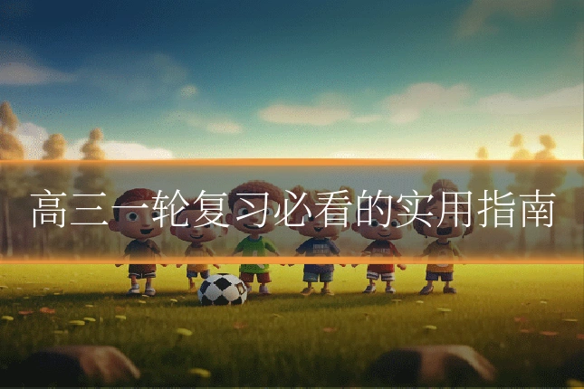 高三一轮复习必看的实用指南