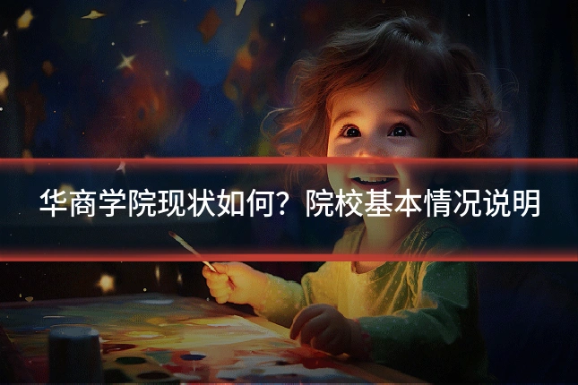 华商学院现状如何？院校基本情况说明