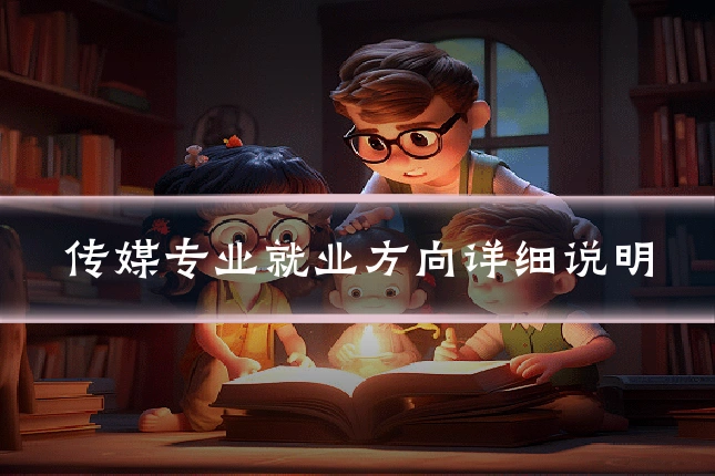 传媒专业就业方向详细说明