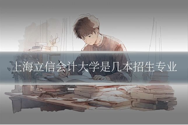 上海立信会计大学是几本招生专业