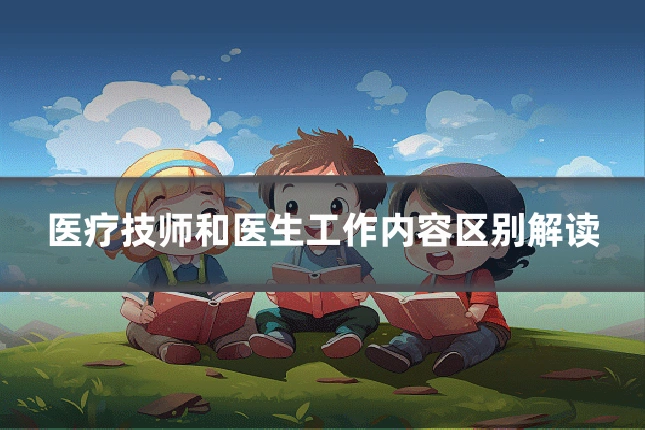 医疗技师和医生工作内容区别解读