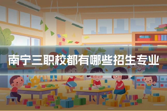 南宁三职校都有哪些招生专业